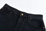 Louis Vuitton Dark checkerboard straight jeans