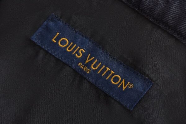 Louis Vuitton Dark checkerboard straight jeans