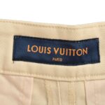 Louis Vuitton Old flower flocking patchwork jeans