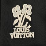 Louis Vuitton Floral embroidered side webbing trousers set