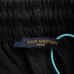 Louis Vuitton Floral embroidered side webbing trousers set