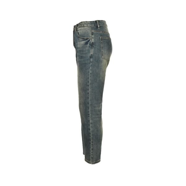 Louis Vuitton Pumpkin embroidered jeans