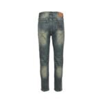 Louis Vuitton Pumpkin embroidered jeans