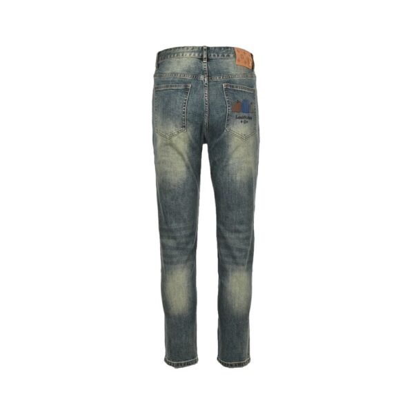 Louis Vuitton Pumpkin embroidered jeans