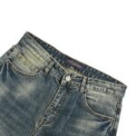 Louis Vuitton Pumpkin embroidered jeans