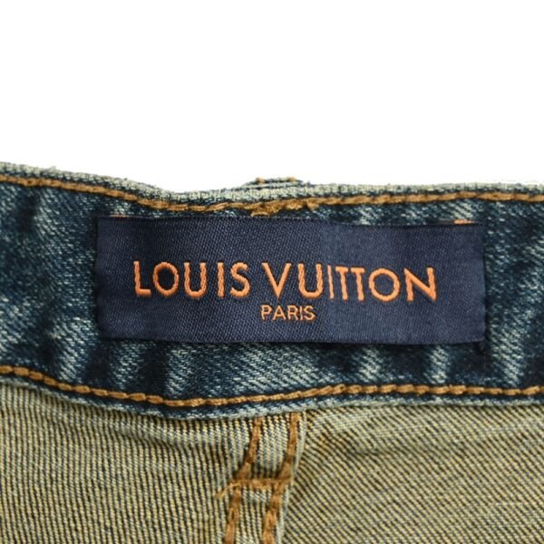 Louis Vuitton Pumpkin embroidered jeans