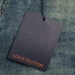 Louis Vuitton Pumpkin embroidered jeans