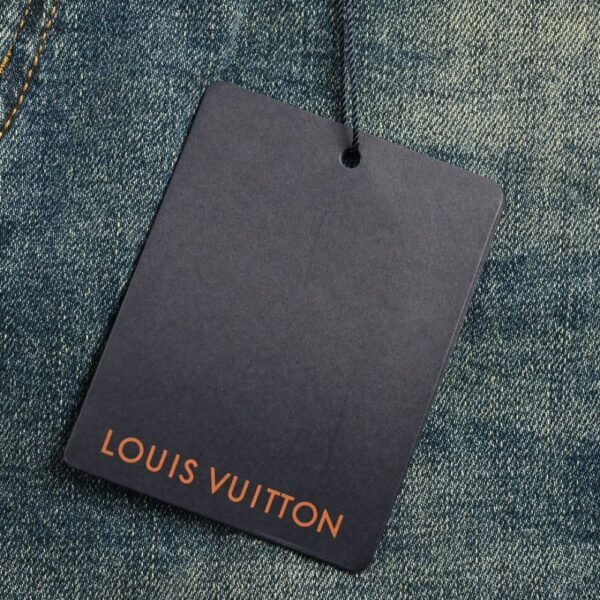 Louis Vuitton Pumpkin embroidered jeans