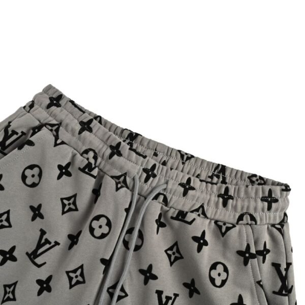 Louis Vuitton 24Fw All-over monogram flocked trousers
