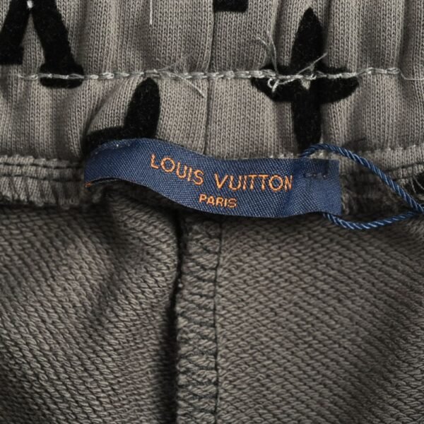 Louis Vuitton 24Fw All-over monogram flocked trousers