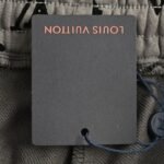 Louis Vuitton 24Fw All-over monogram flocked trousers