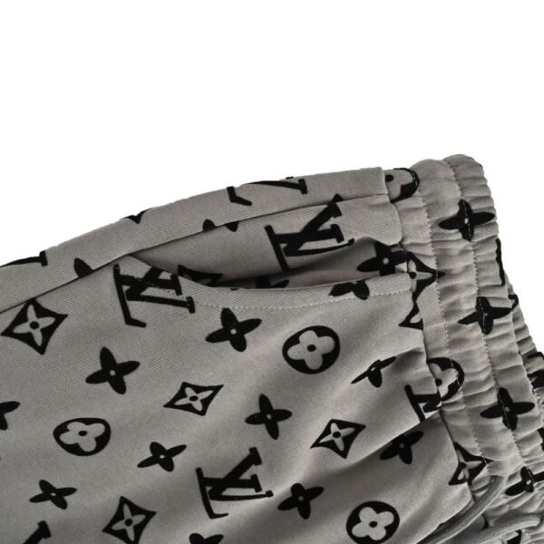 Louis Vuitton 24Fw All-over monogram flocked trousers