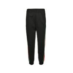 Gucci Red and green jacquard webbing trousers