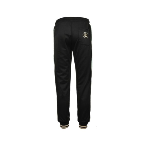 Gucci Classic red and green web trousers