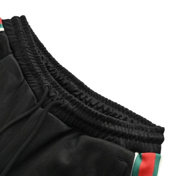 Gucci Classic red and green web trousers