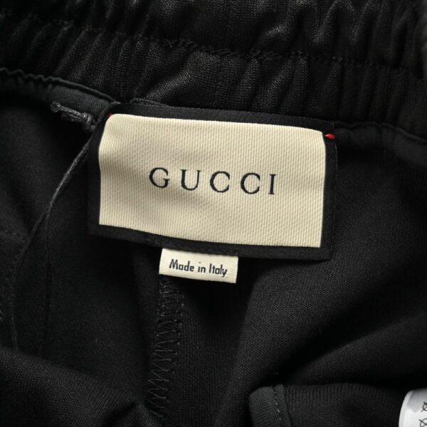 Gucci Classic red and green web trousers