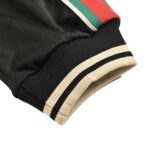 Gucci Classic red and green web trousers