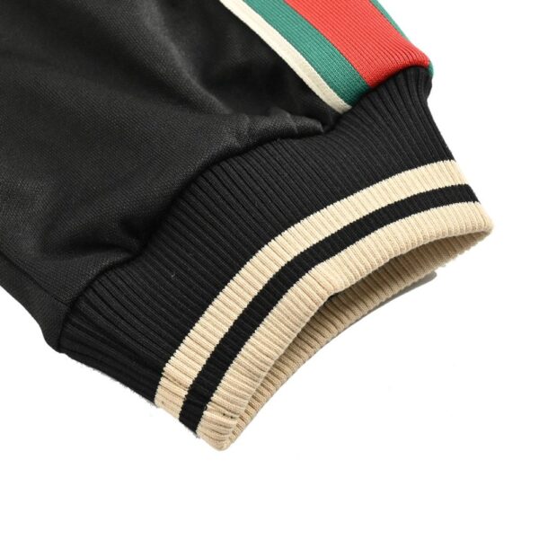 Gucci Classic red and green web trousers