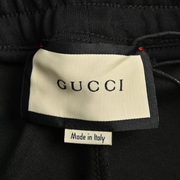 Gucci 24Fw GG embroidered 3M reflective webbing trousers
