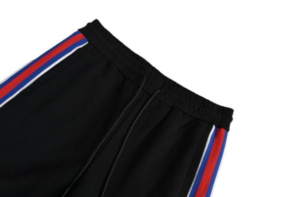 Gucci GG tricolor stripe striped webbing colorblock trousers