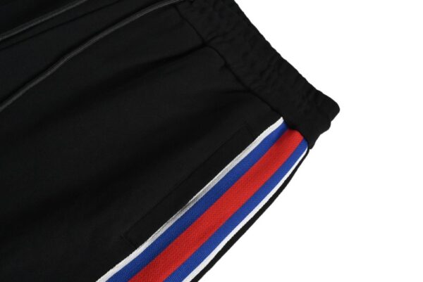 Gucci GG tricolor stripe striped webbing colorblock trousers