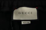 Gucci GG tricolor stripe striped webbing colorblock trousers