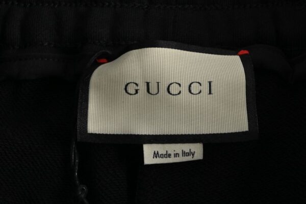 Gucci GG tricolor stripe striped webbing colorblock trousers
