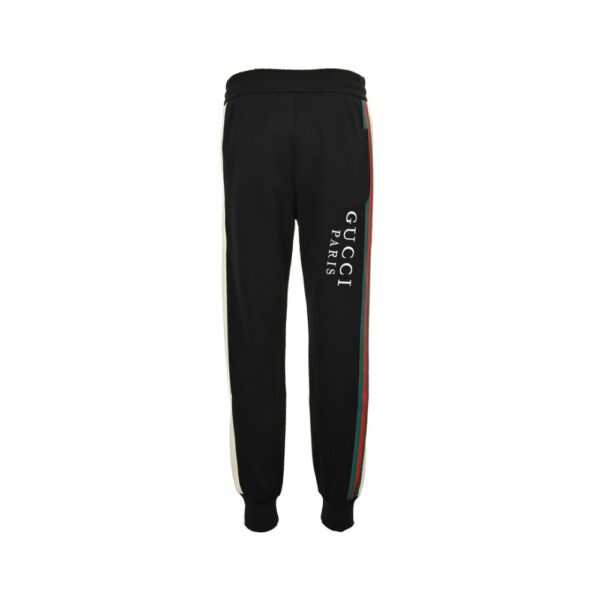 Gucci 24Fw embroidered logo webbing trousers