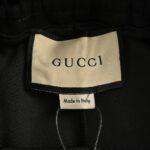 Gucci 24Fw embroidered logo webbing trousers