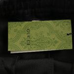 Gucci 24Fw embroidered logo webbing trousers