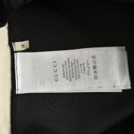 Gucci 24Fw embroidered logo webbing trousers