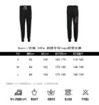 Gucci 24Fw embroidered logo webbing trousers