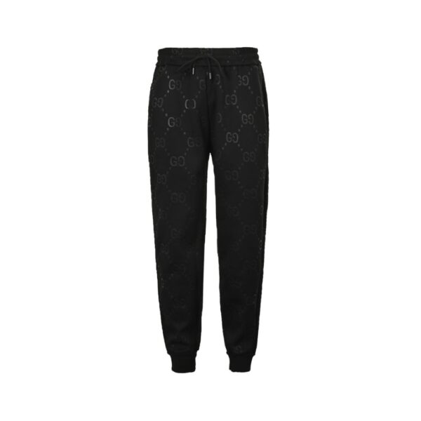 Gucci Double G embossed logo trousers