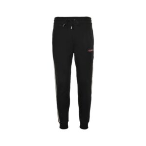 Gucci Embroidered lettering web trousers