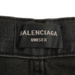 Balenciaga 24Fw Reverse Pocket Destroyed Jeans