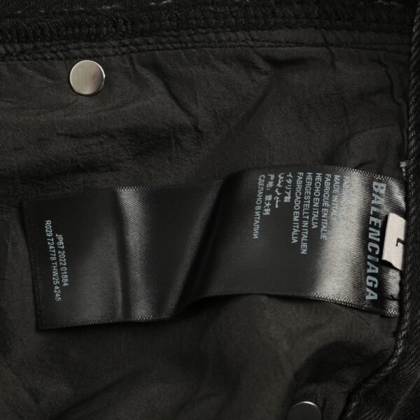 Balenciaga 24Fw Reverse Pocket Destroyed Jeans