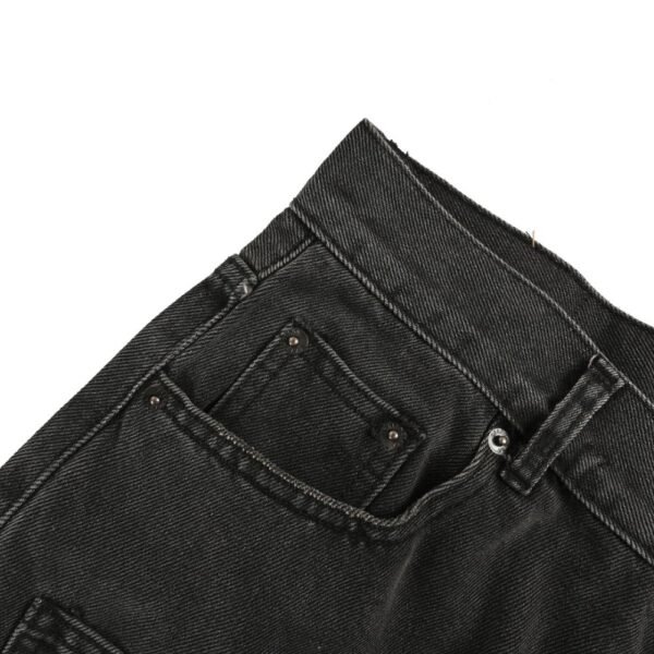 Balenciaga 24Fw Reverse Pocket Destroyed Jeans