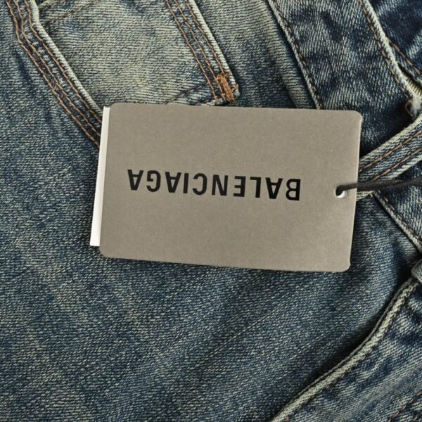 Balenciaga Pocket patchwork distressed BB jeans