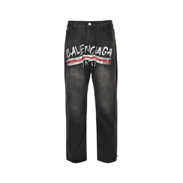 Balenciaga Coca Cola Print Vintage Jeans