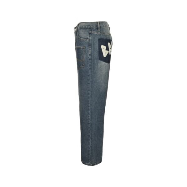 Balenciaga 24Fw Tape Print Jeans