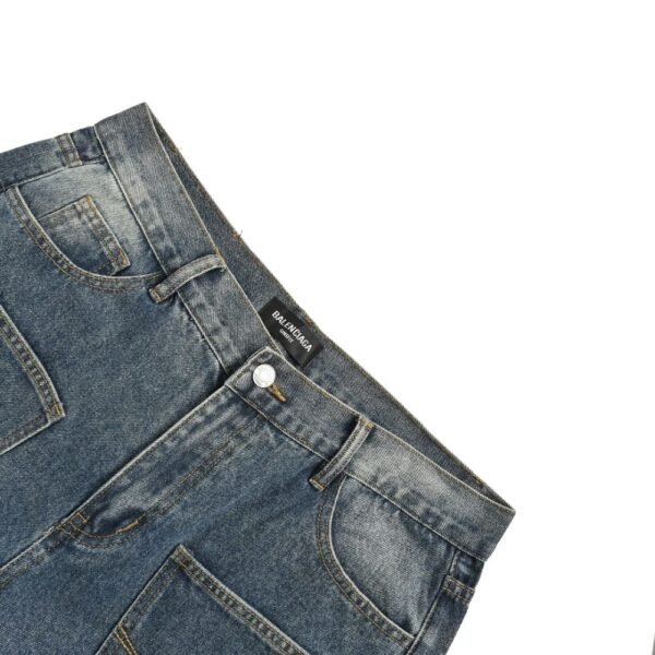 Balenciaga 24Fw Tape Print Jeans