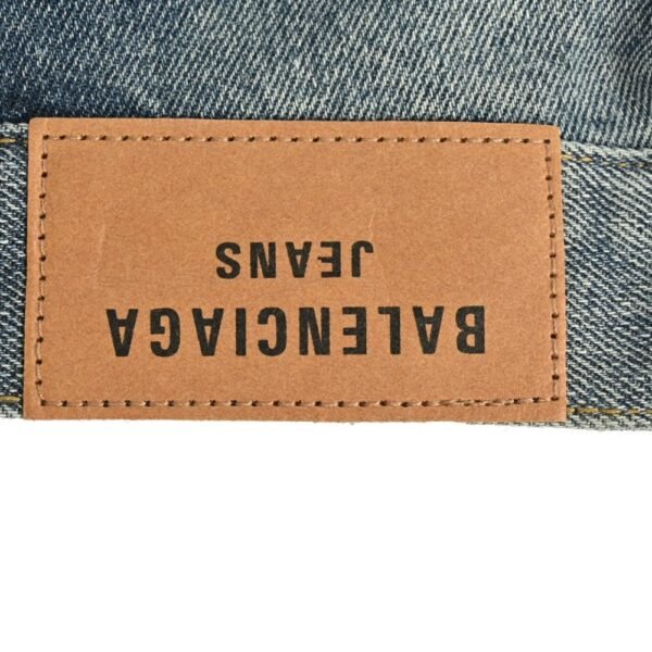 Balenciaga 24Fw Tape Print Jeans