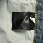 Balenciaga 24Fw Tape Print Jeans