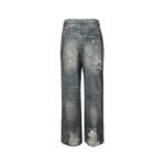 Balenciaga Hidden Dye Dirty Ripped Jeans