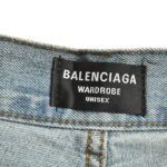 Balenciaga Hidden Dye Dirty Ripped Jeans