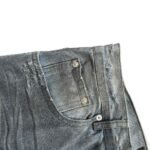 Balenciaga Hidden Dye Dirty Ripped Jeans