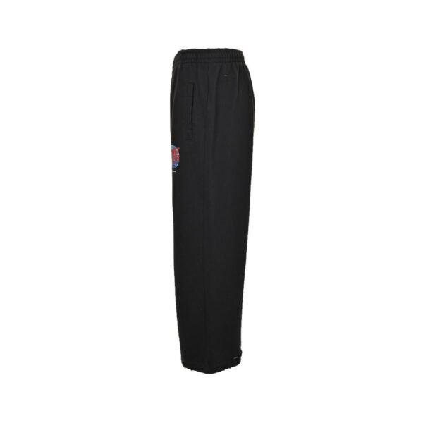 Balenciaga Earth print washed distressed trousers