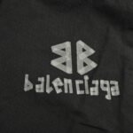 Balenciaga 24Fw tape print woven trousers