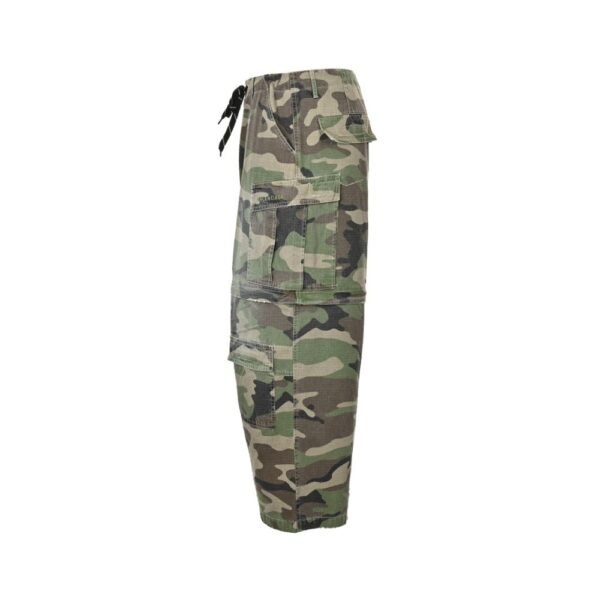 Balenciaga Camouflage trousers with detachable pockets