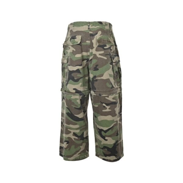 Balenciaga Camouflage trousers with detachable pockets